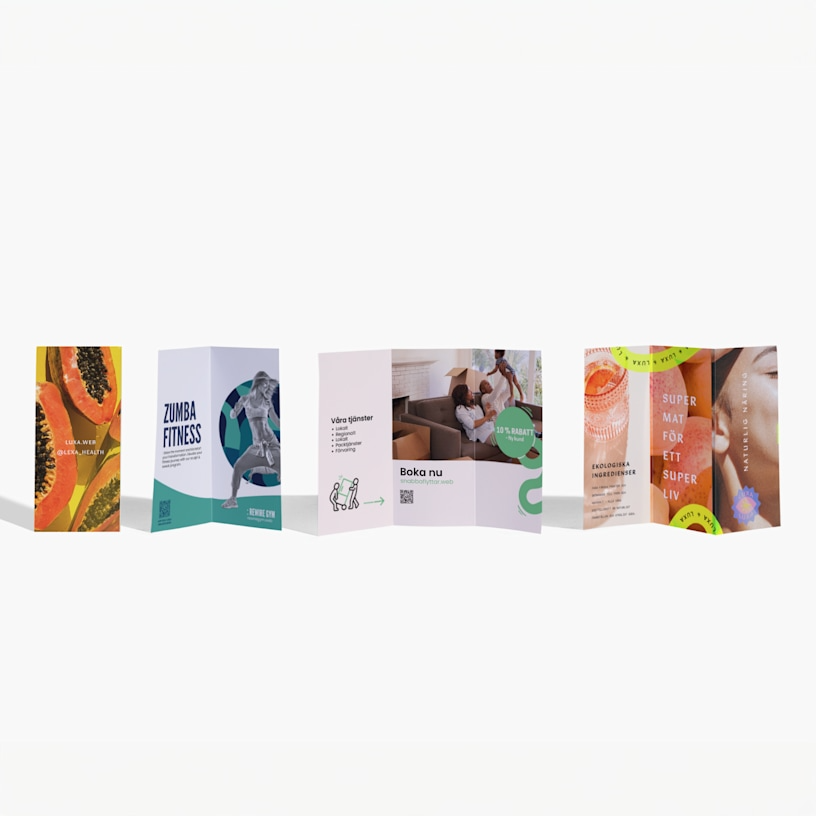 Flyers och brochyrer rikstryck visningsbild